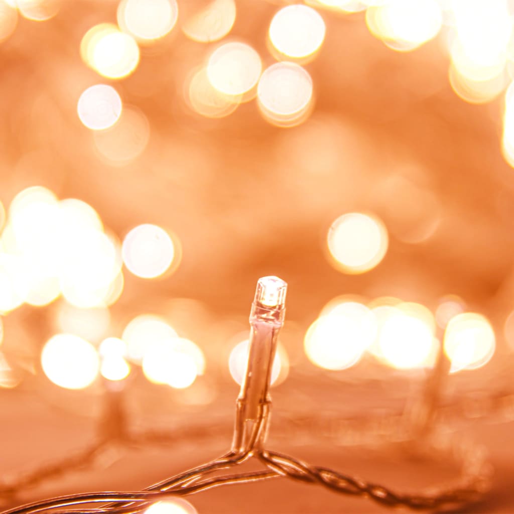 LED String with 400 LEDs Warm White 40 m PVC