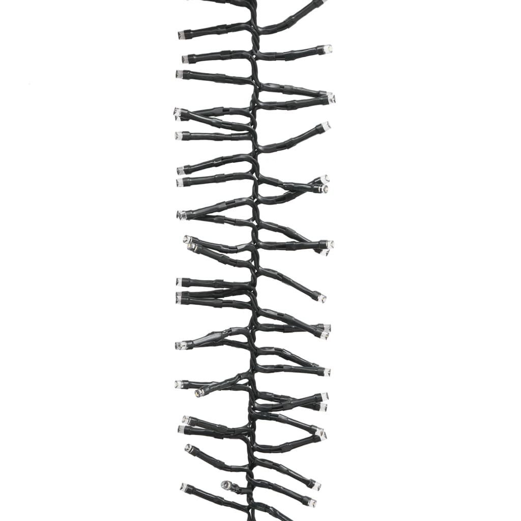 LED Cluster String with 400 LEDs Pastel Multicolour 7.4 m PVC