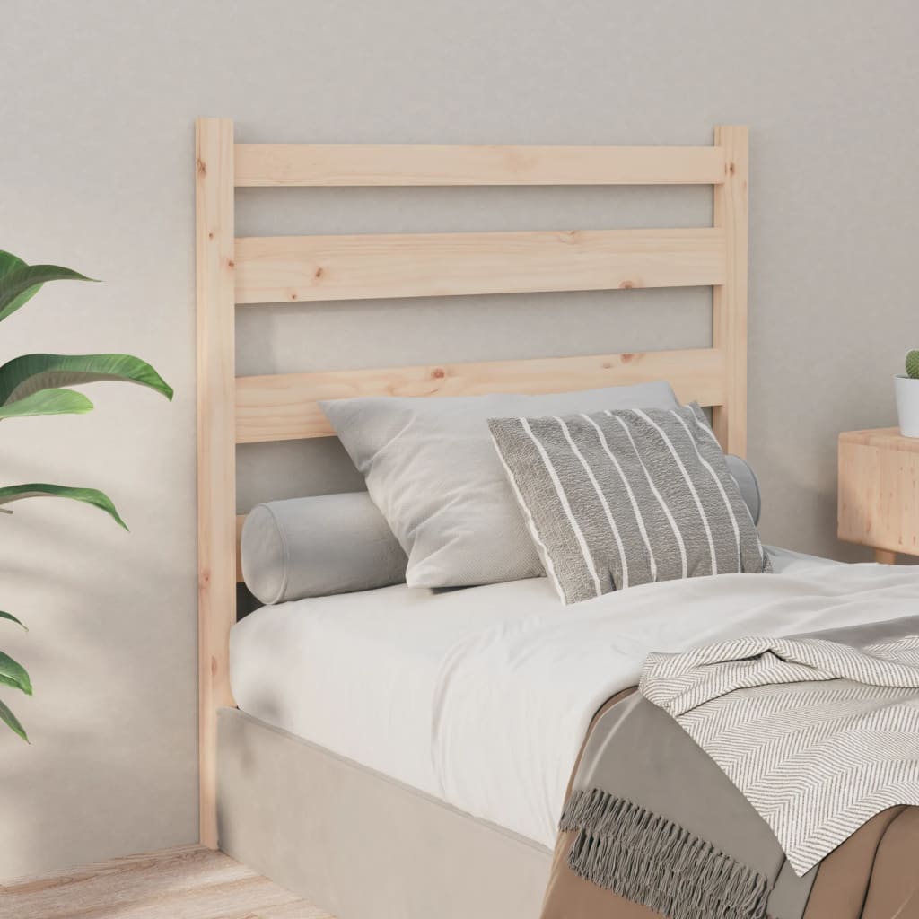 Bed Headboard 81x4x100 cm Solid Wood Pine