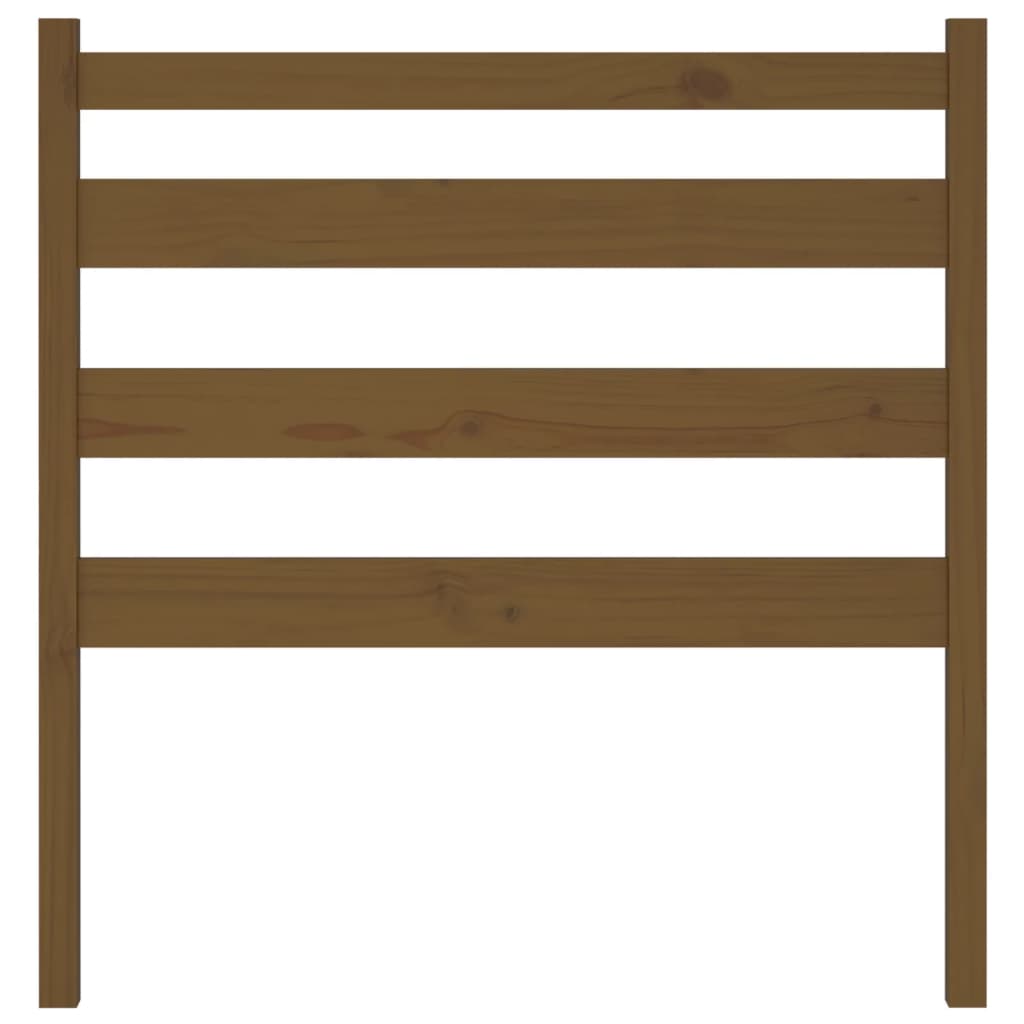 Bed Headboard Honey Brown 81x4x100 cm Solid Wood Pine