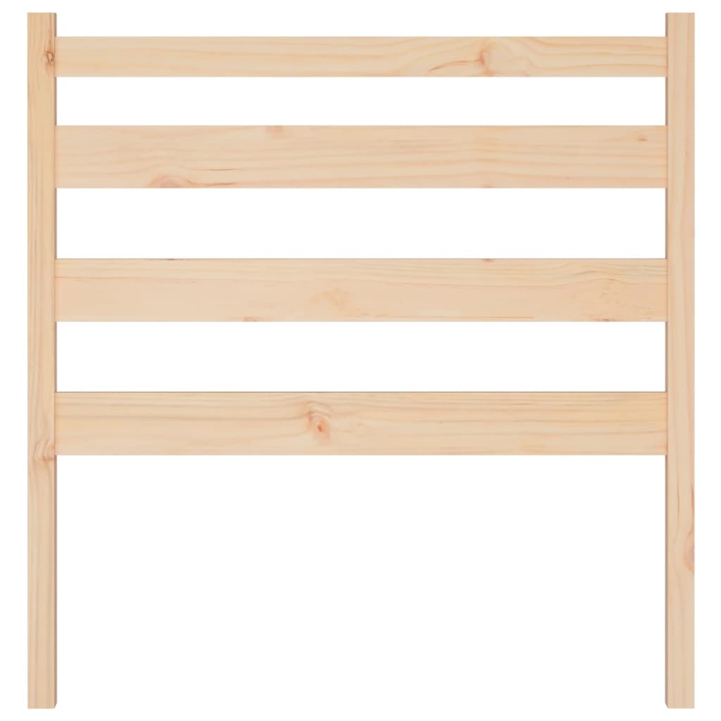 Bed Headboard 96x4x100 cm Solid Wood Pine