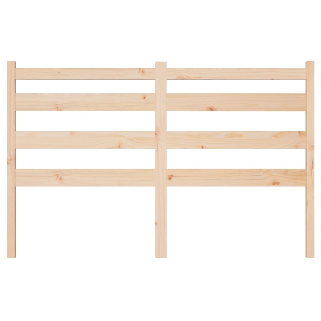 Bed Headboard 126x4x100 cm Solid Wood Pine