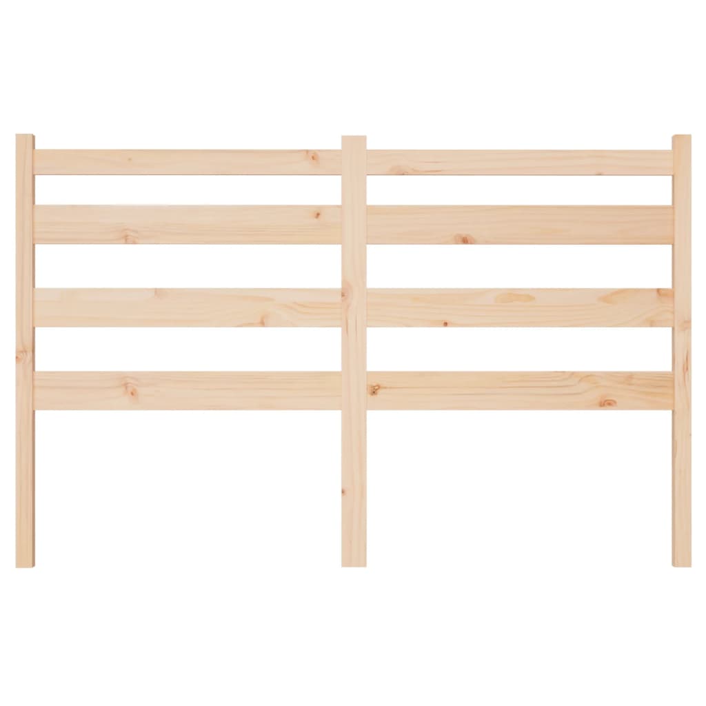 Bed Headboard 166x4x100 cm Solid Wood Pine