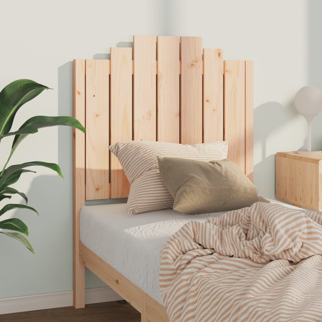 Bed Headboard 81x4x110 cm Solid Wood Pine