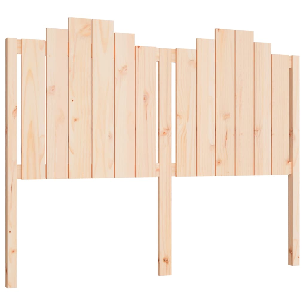 Bed Headboard 146x4x110 cm Solid Wood Pine