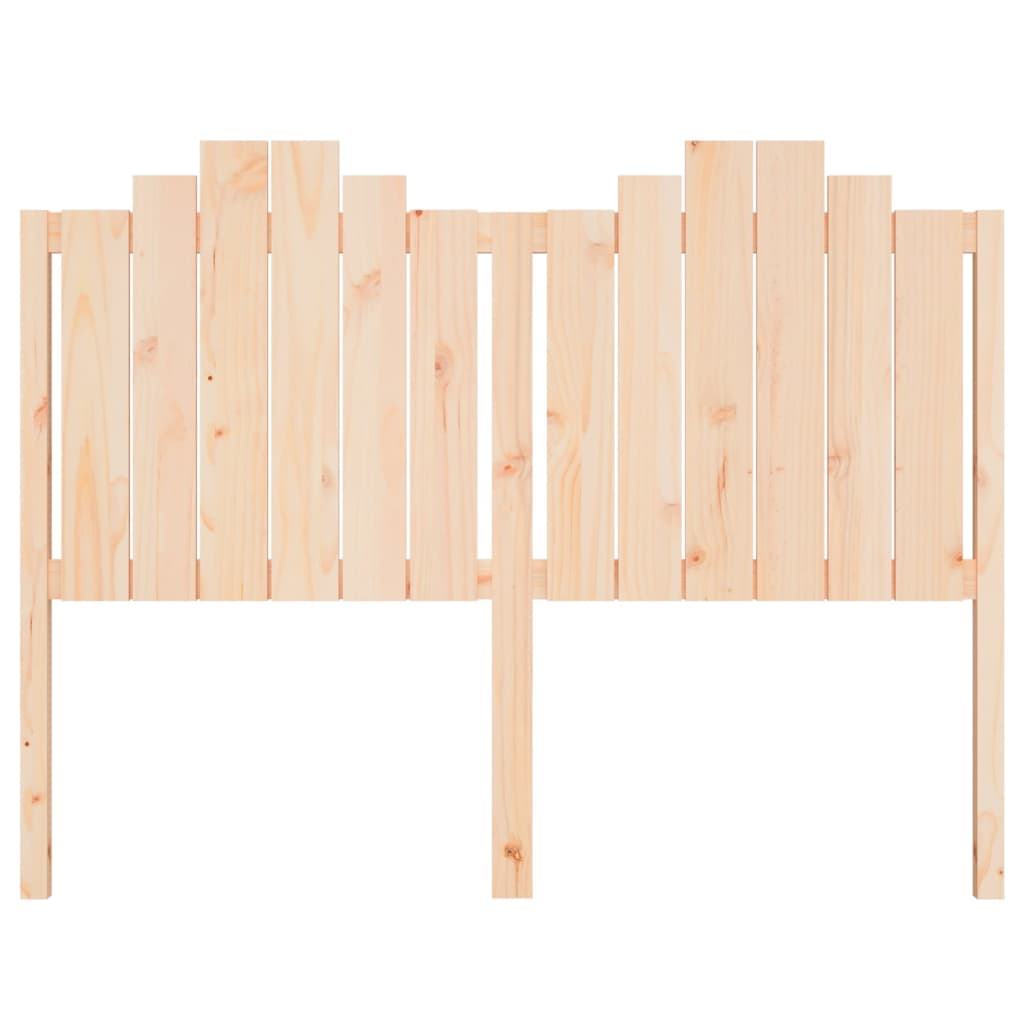 Bed Headboard 146x4x110 cm Solid Wood Pine