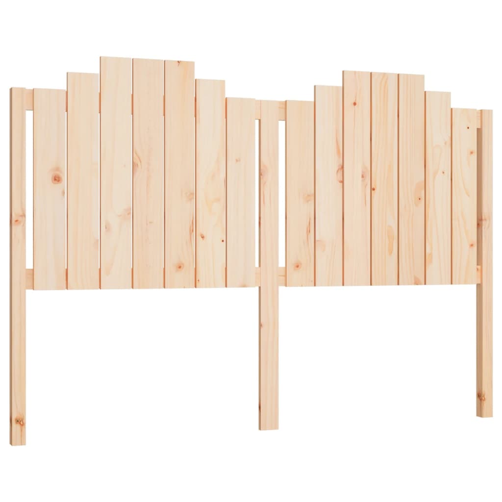 Bed Headboard 166x4x110 cm Solid Wood Pine