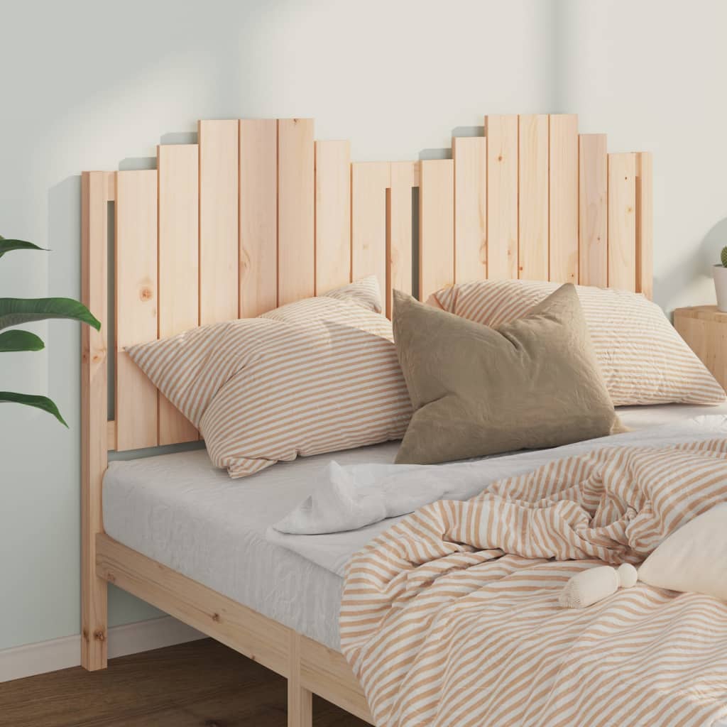 Bed Headboard 166x4x110 cm Solid Wood Pine
