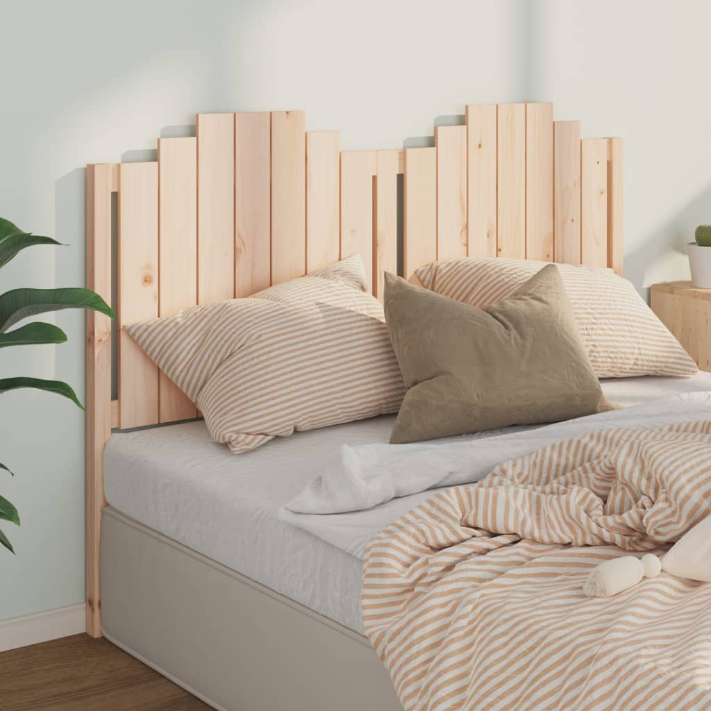 Bed Headboard 166x4x110 cm Solid Wood Pine