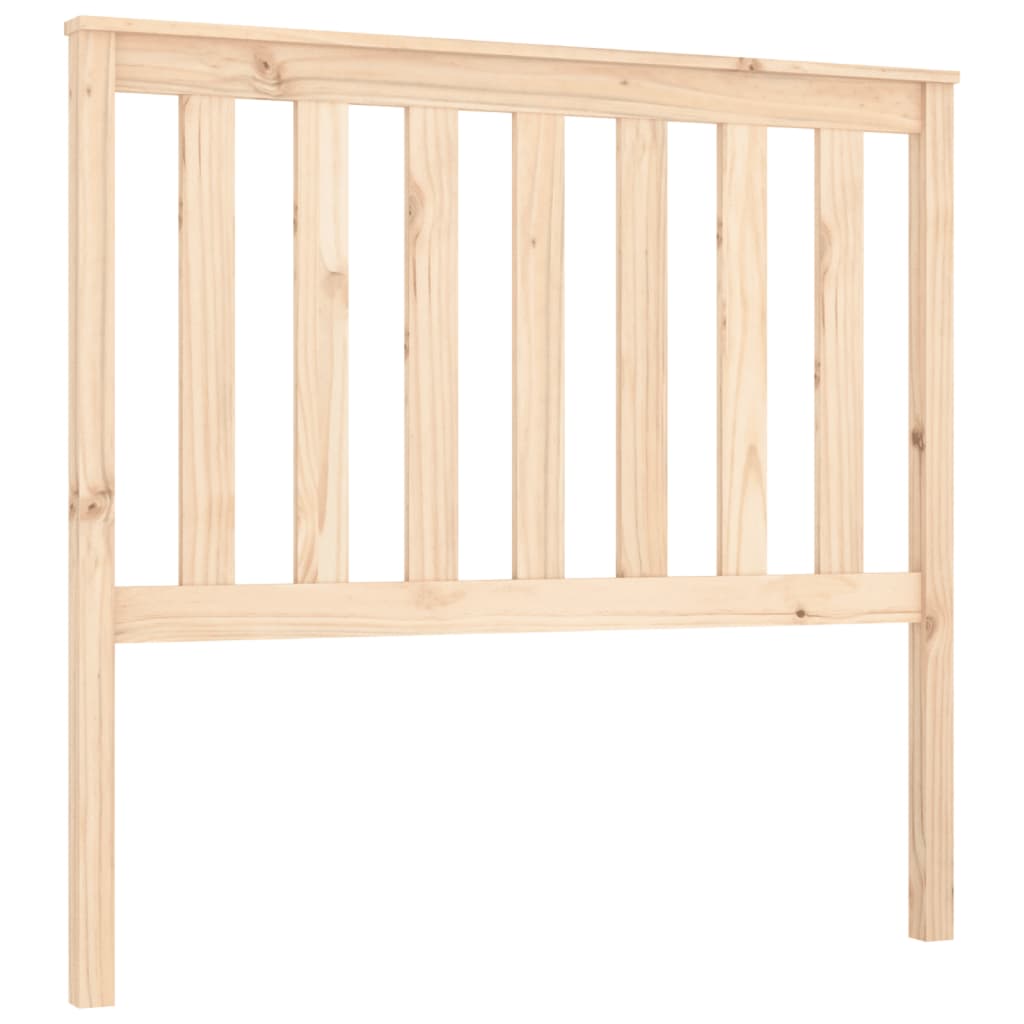 Bed Headboard 106x6x101 cm Solid Wood Pine