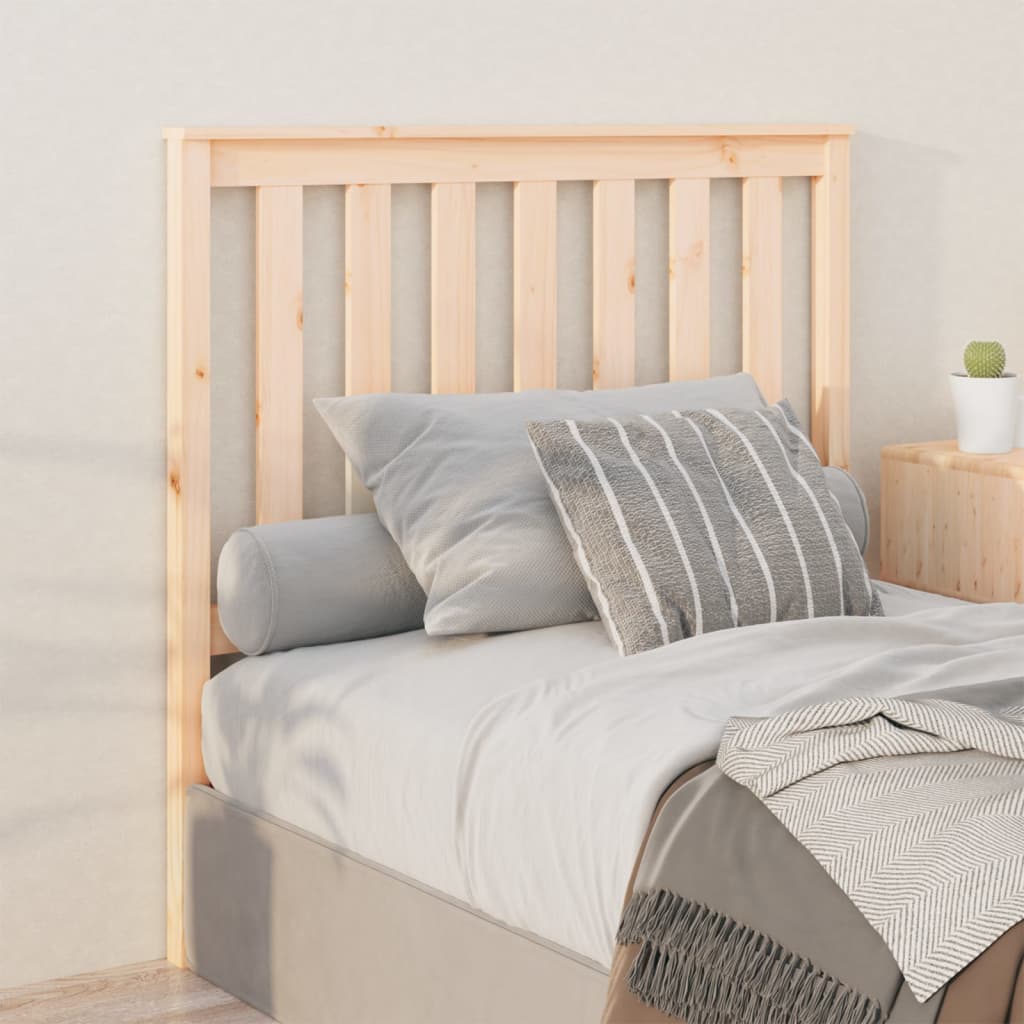 Bed Headboard 106x6x101 cm Solid Wood Pine