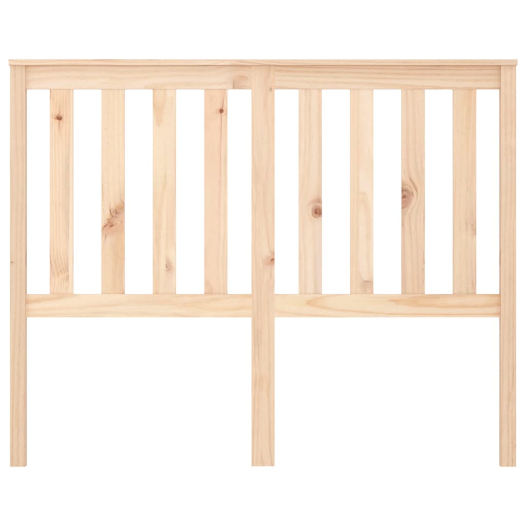 Bed Headboard 141x6x101 cm Solid Wood Pine