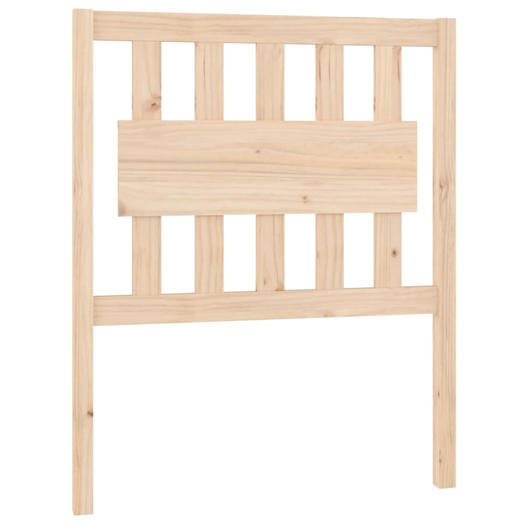 Bed Headboard 80.5x4x100 cm Solid Wood Pine