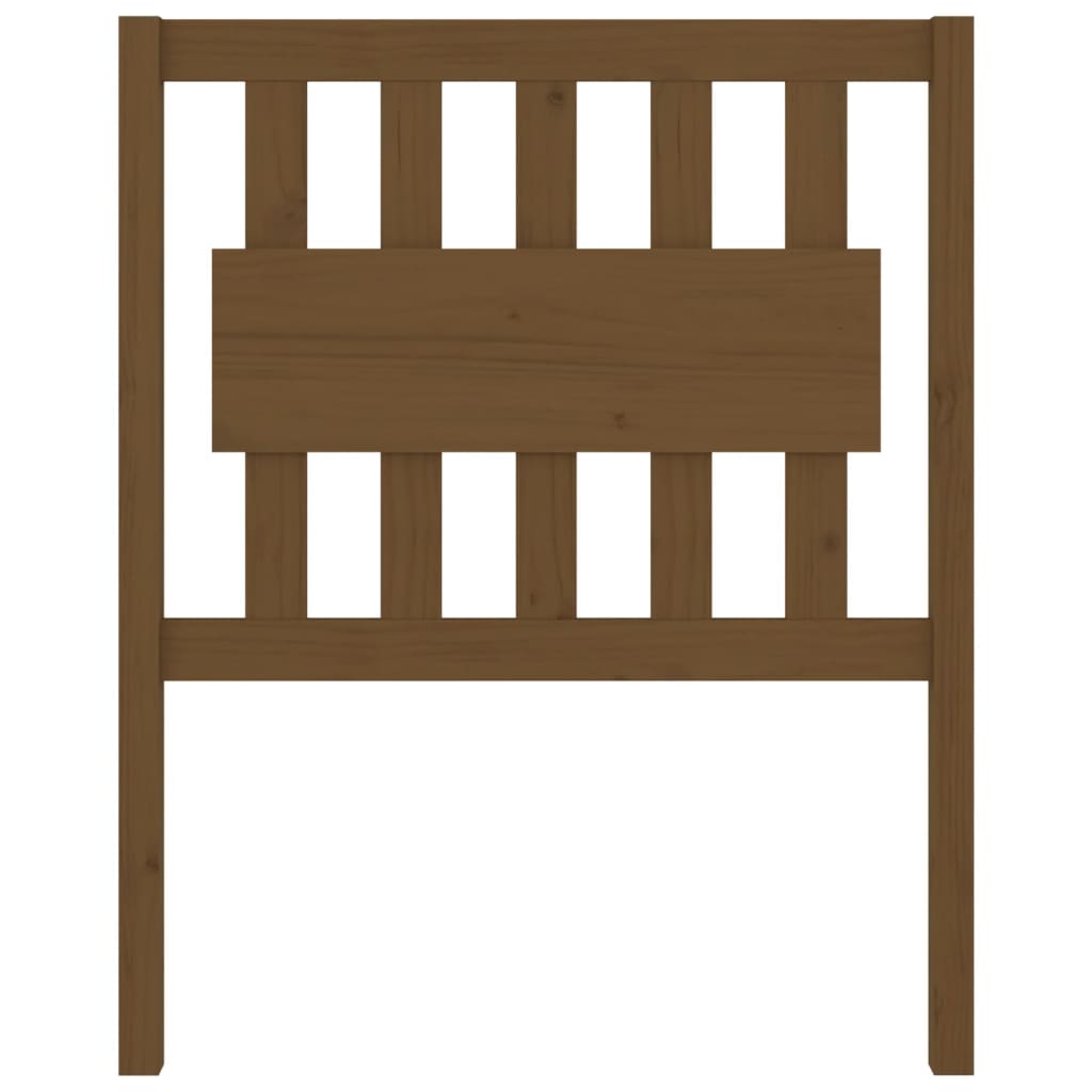 Bed Headboard Honey Brown 80.5x4x100 cm Solid Wood Pine