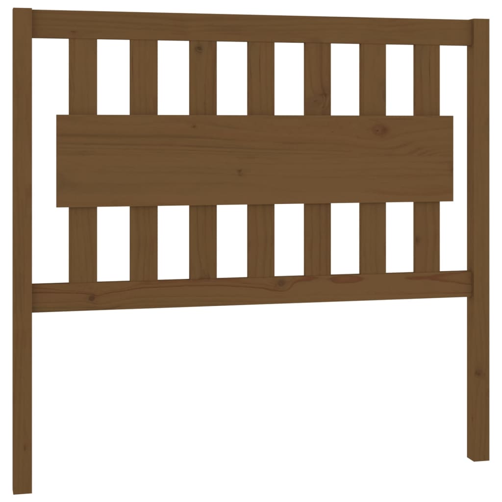 Bed Headboard Honey Brown 105.5x4x100 cm Solid Wood Pine
