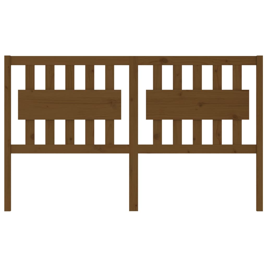 Bed Headboard Honey Brown 155.5x4x100 cm Solid Wood Pine