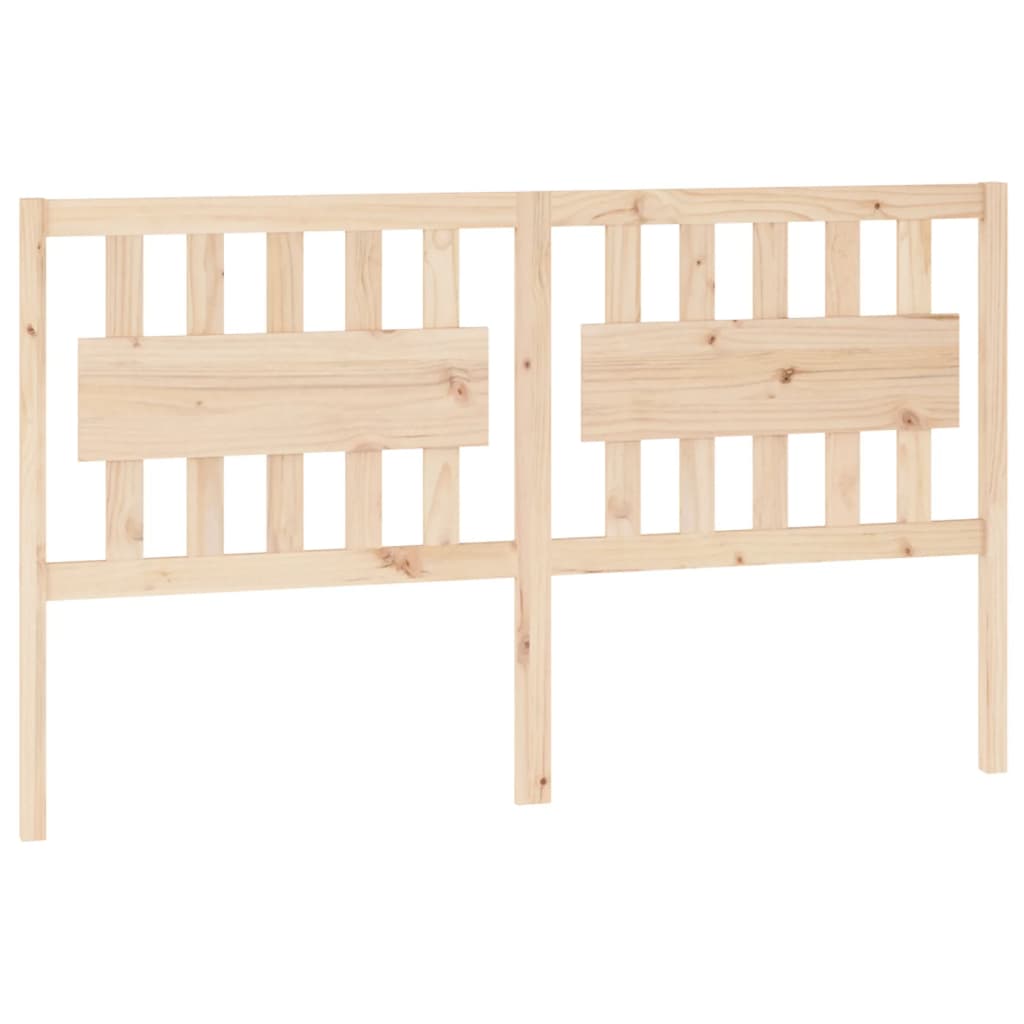 Bed Headboard 165.5x4x100 cm Solid Wood Pine