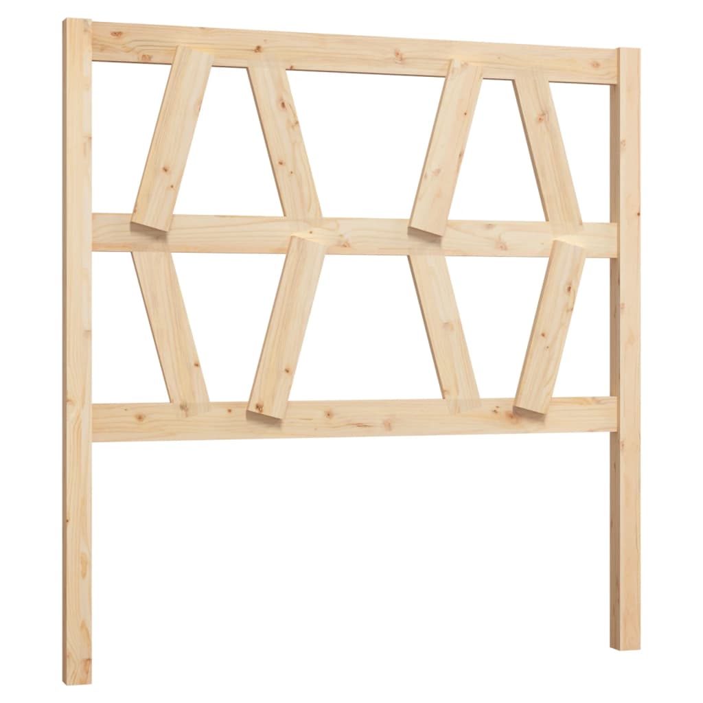 Bed Headboard 106x4x100 cm Solid Wood Pine