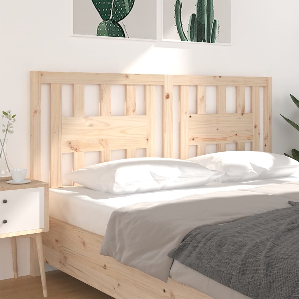 Headboard 126x4x100 cm Solid Wood Pine