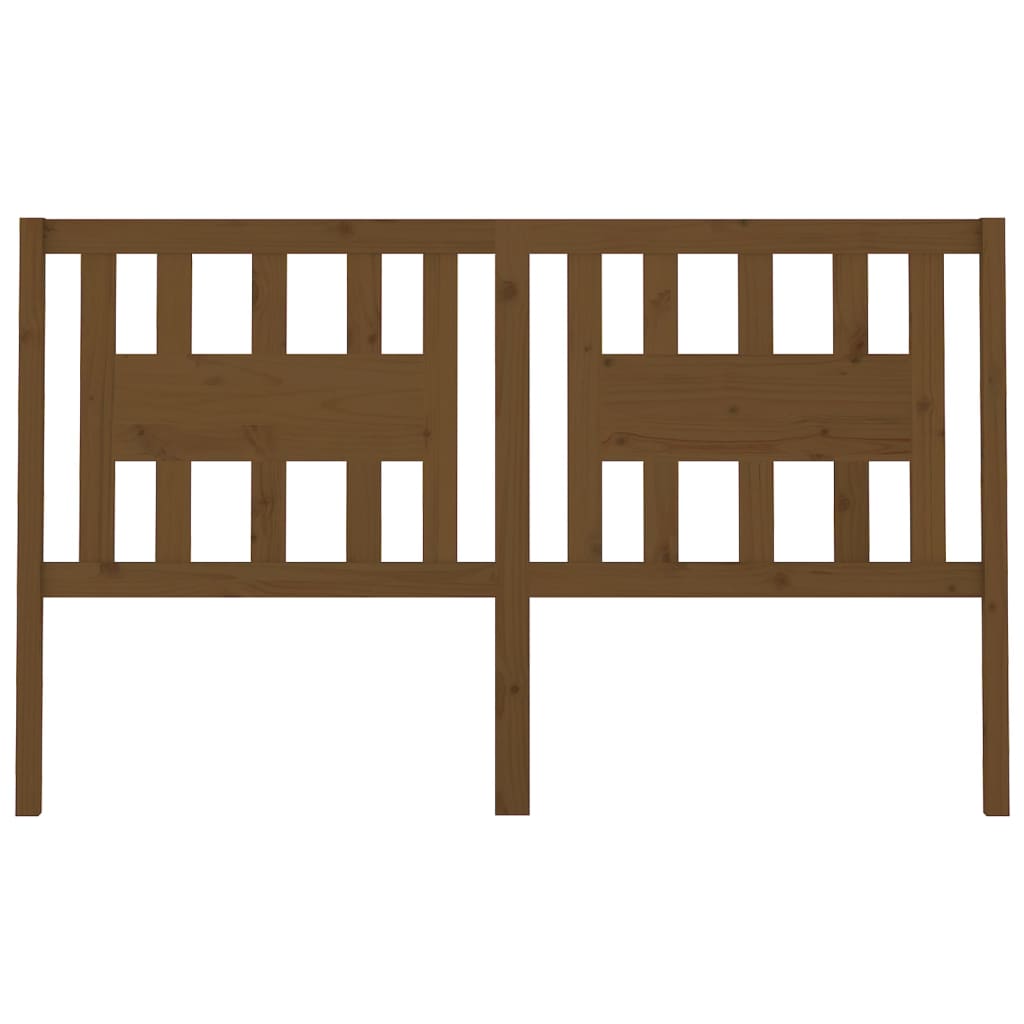 Headboard Honey Brown 156x4x100 cm Solid Wood Pine