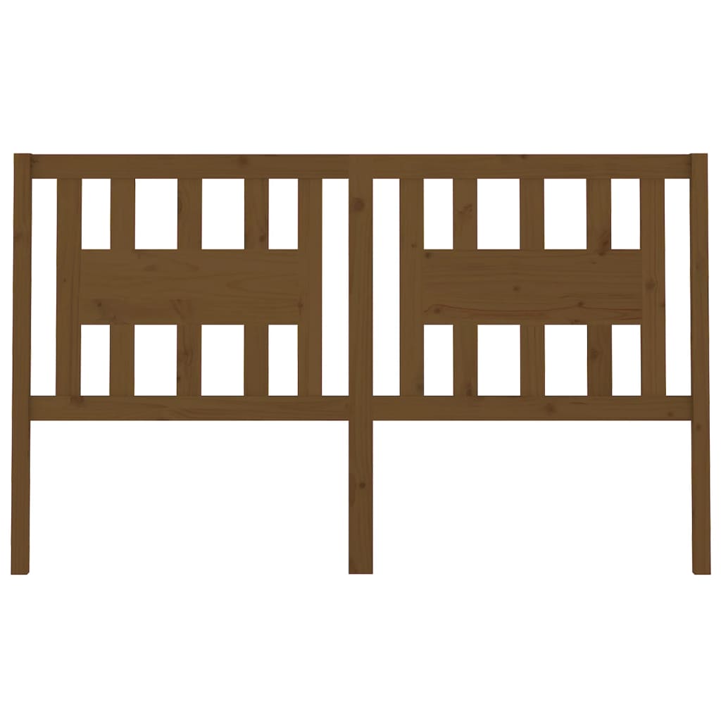 Headboard Honey Brown 166x4x100 cm Solid Wood Pine