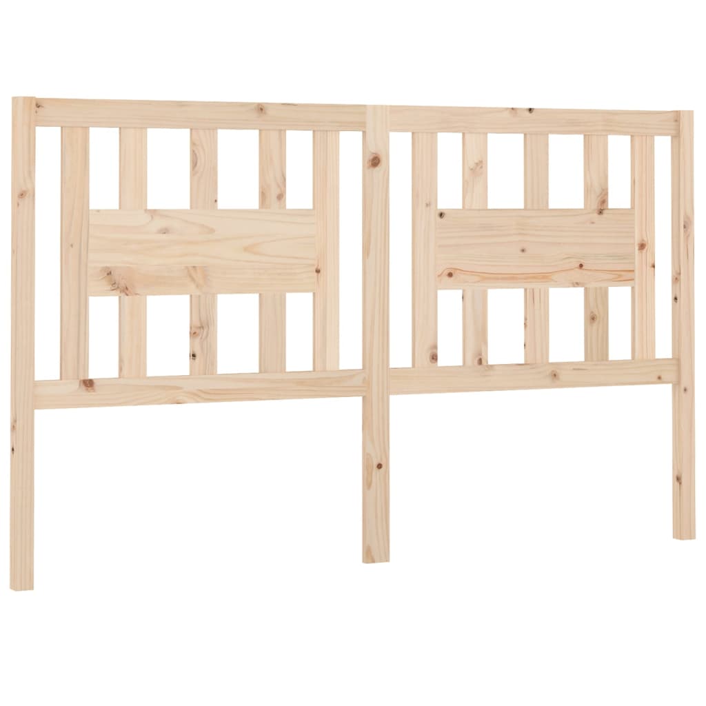 Headboard 206x4x100 cm Solid Wood Pine