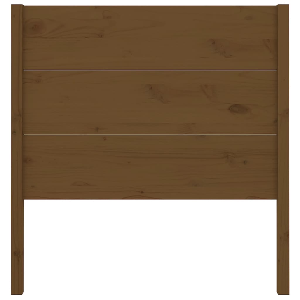 Headboard Honey Brown 81x4x100 cm Solid Wood Pine