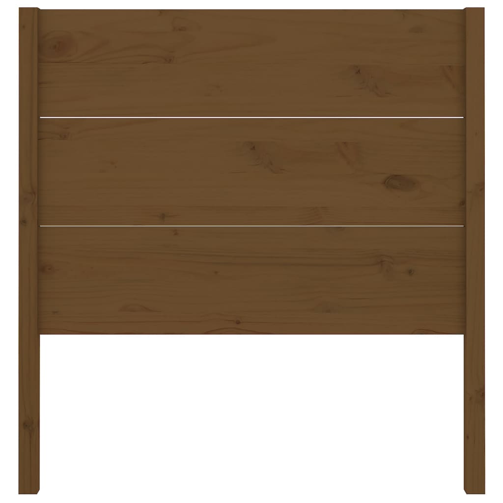 Headboard Honey Brown 106x4x100 cm Solid Wood Pine