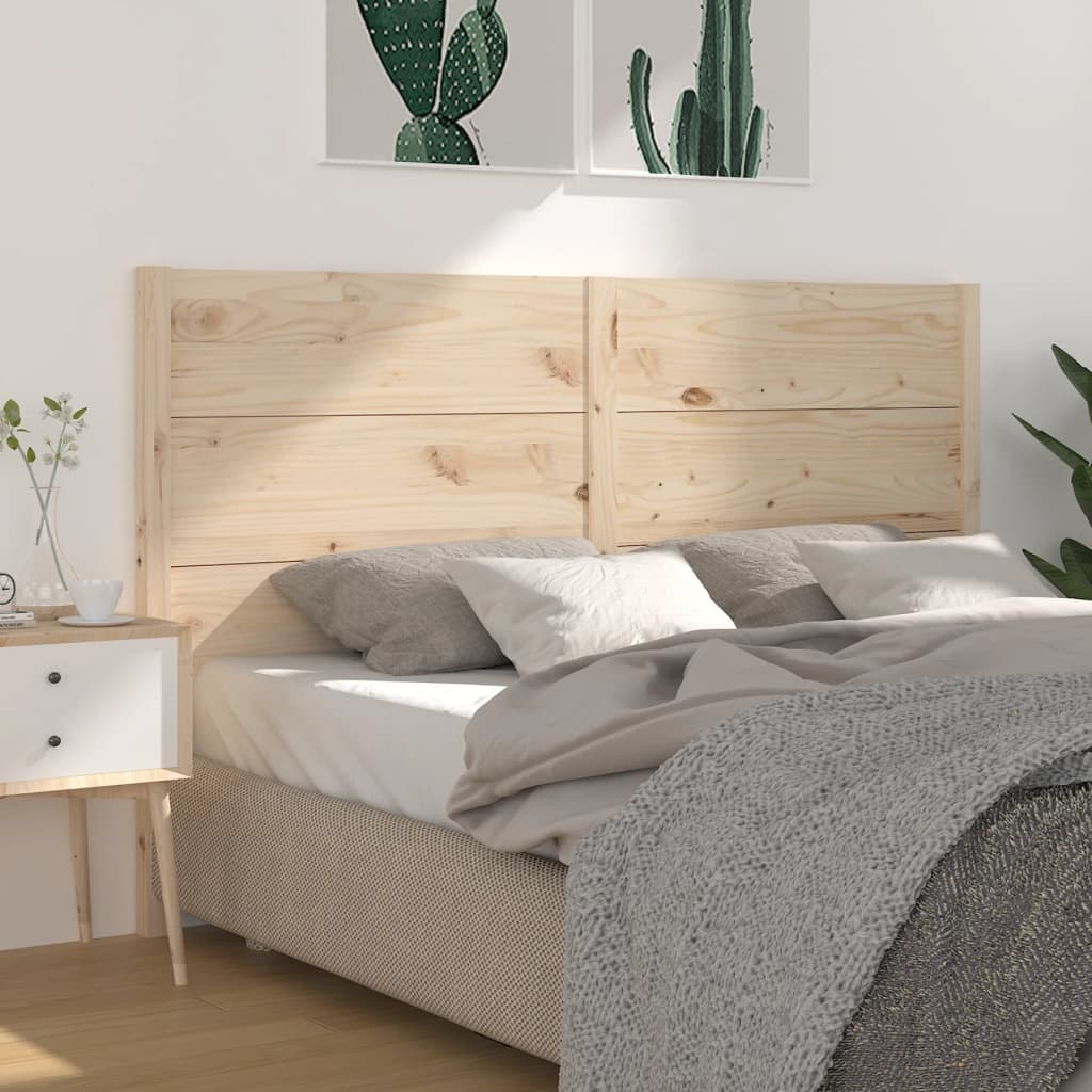 Headboard 141x4x100 cm Solid Wood Pine