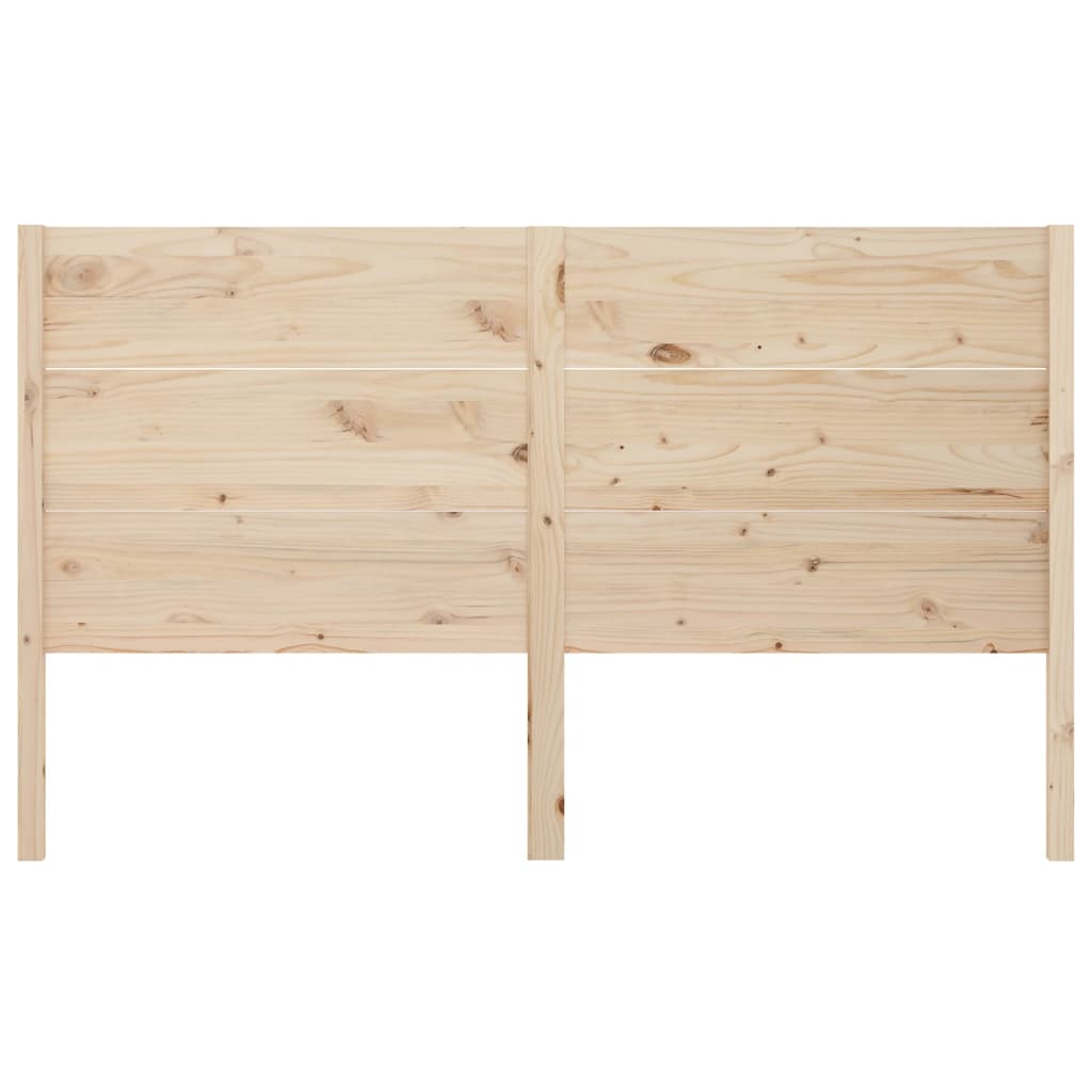 Headboard 206x4x100 cm Solid Wood Pine