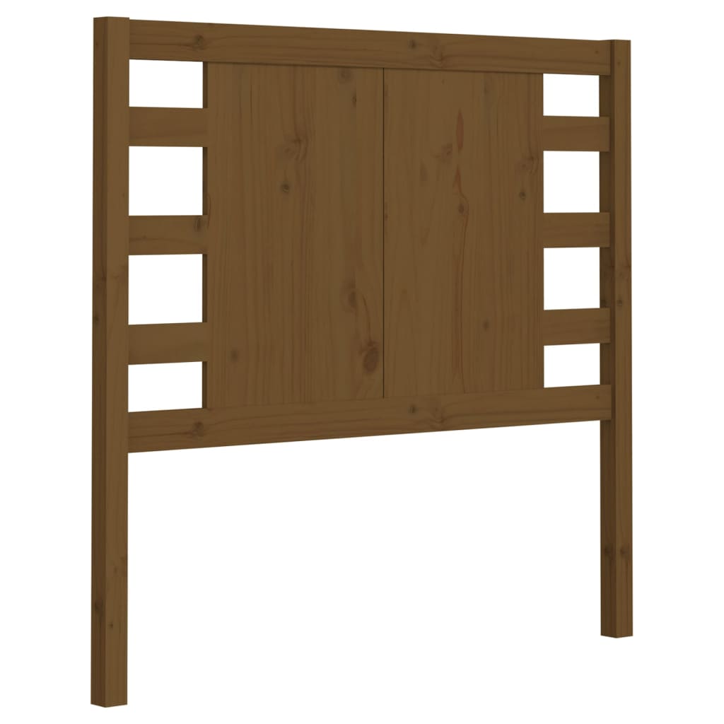 Headboard Honey Brown 81x4x100 cm Solid Wood Pine