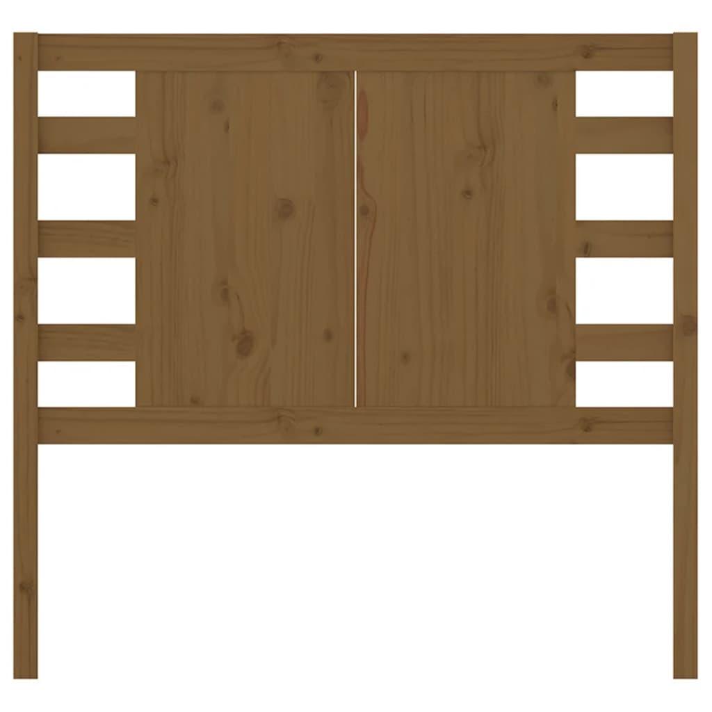 Headboard Honey Brown 81x4x100 cm Solid Wood Pine