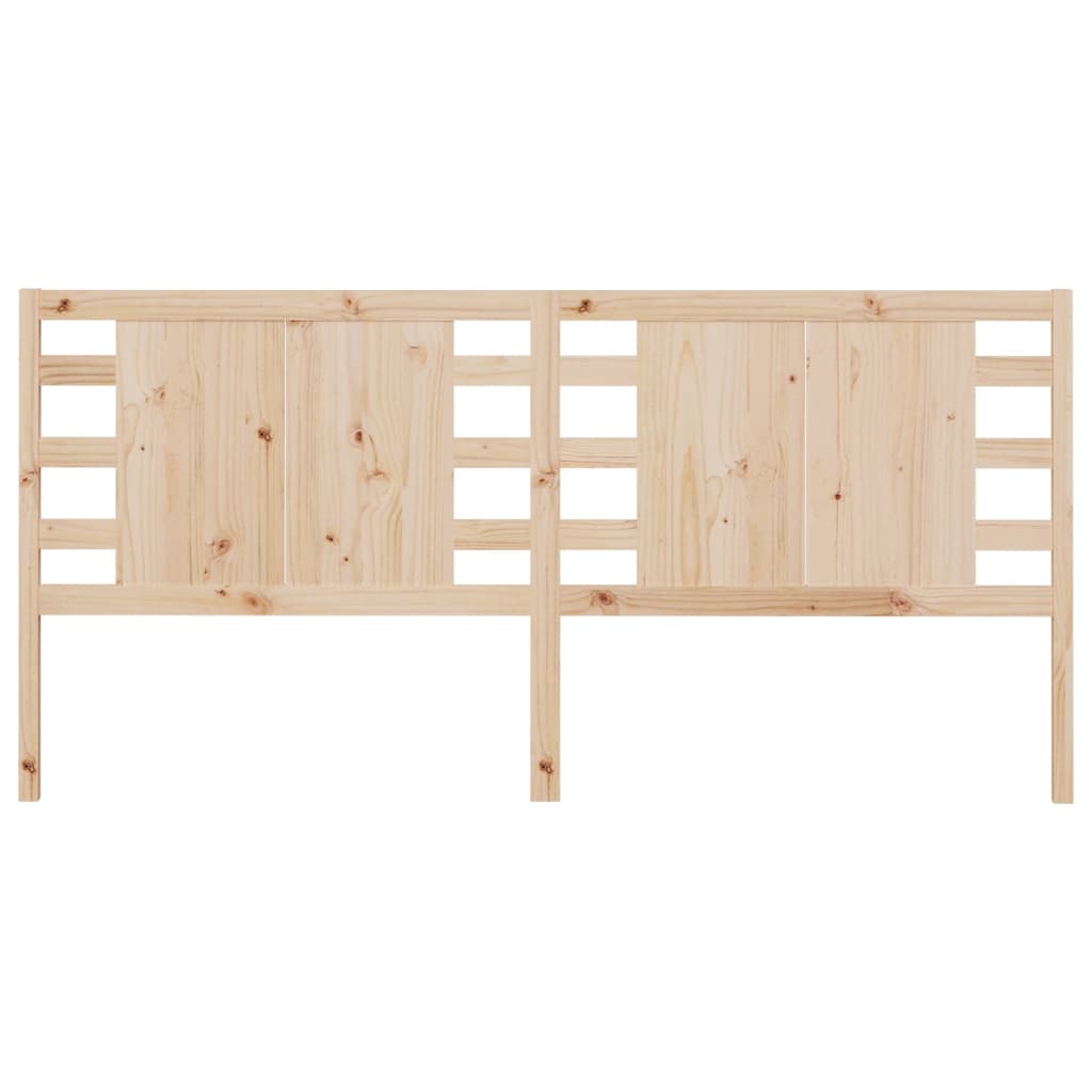 Headboard 126x4x100 cm Solid Wood Pine