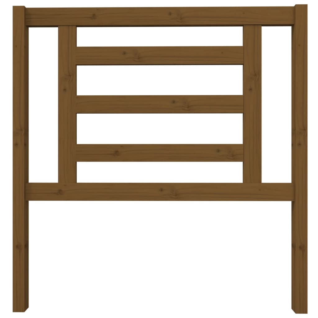 Bed Headboard Honey Brown 96x4x100 cm Solid Wood Pine