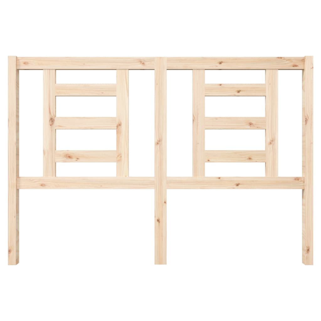 Bed Headboard 146x4x100 cm Solid Wood Pine
