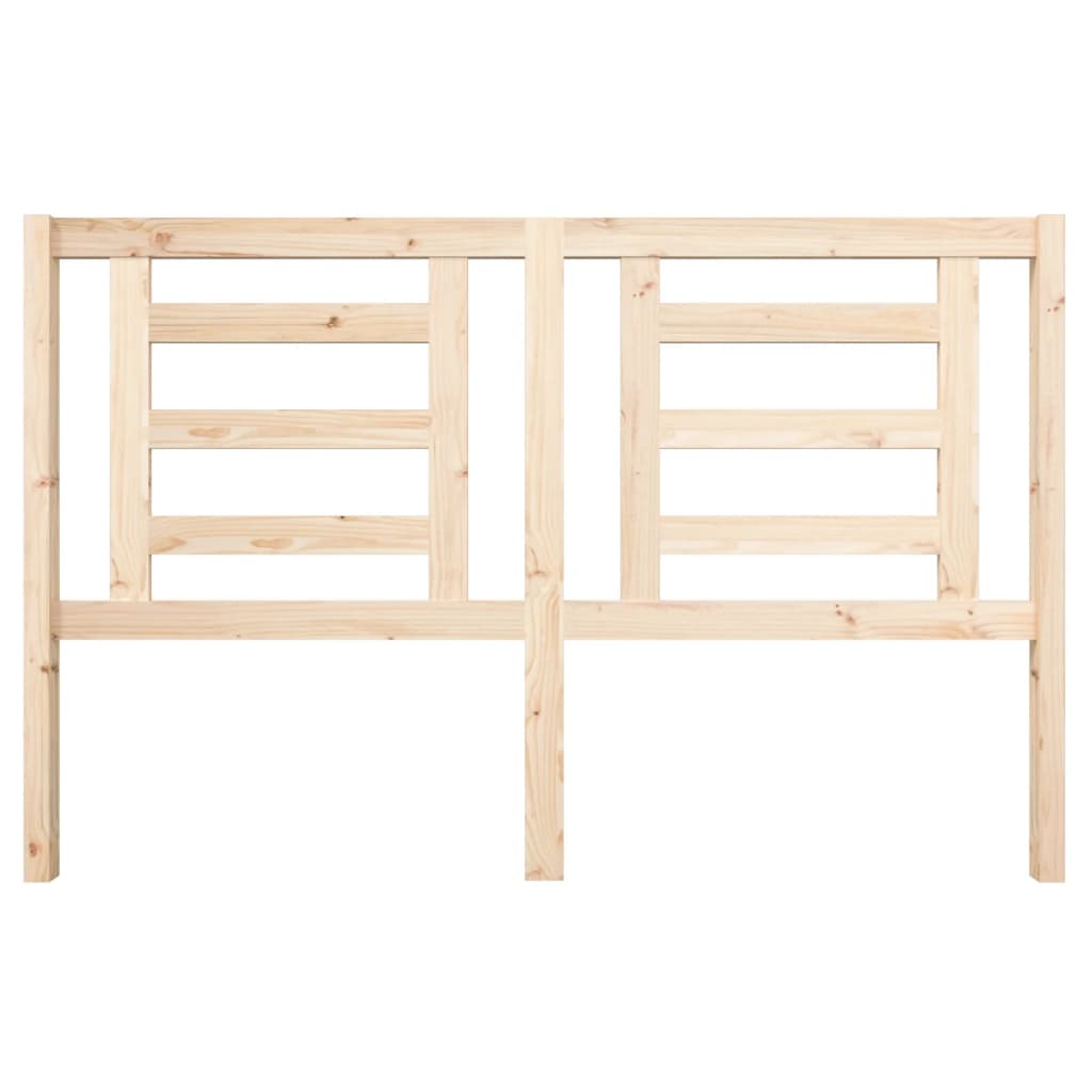Bed Headboard 156x4x100 cm Solid Wood Pine