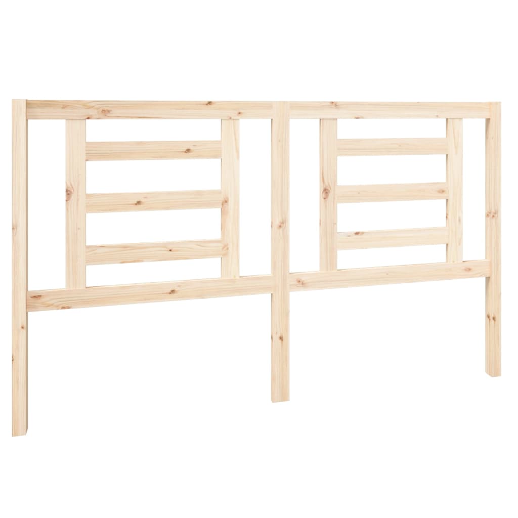 Bed Headboard 166x4x100 cm Solid Wood Pine