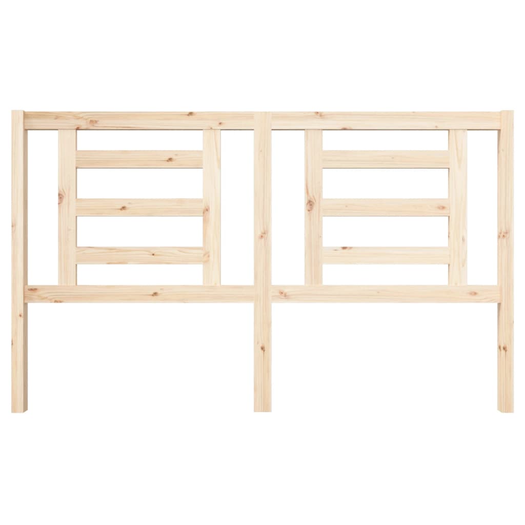 Bed Headboard 166x4x100 cm Solid Wood Pine