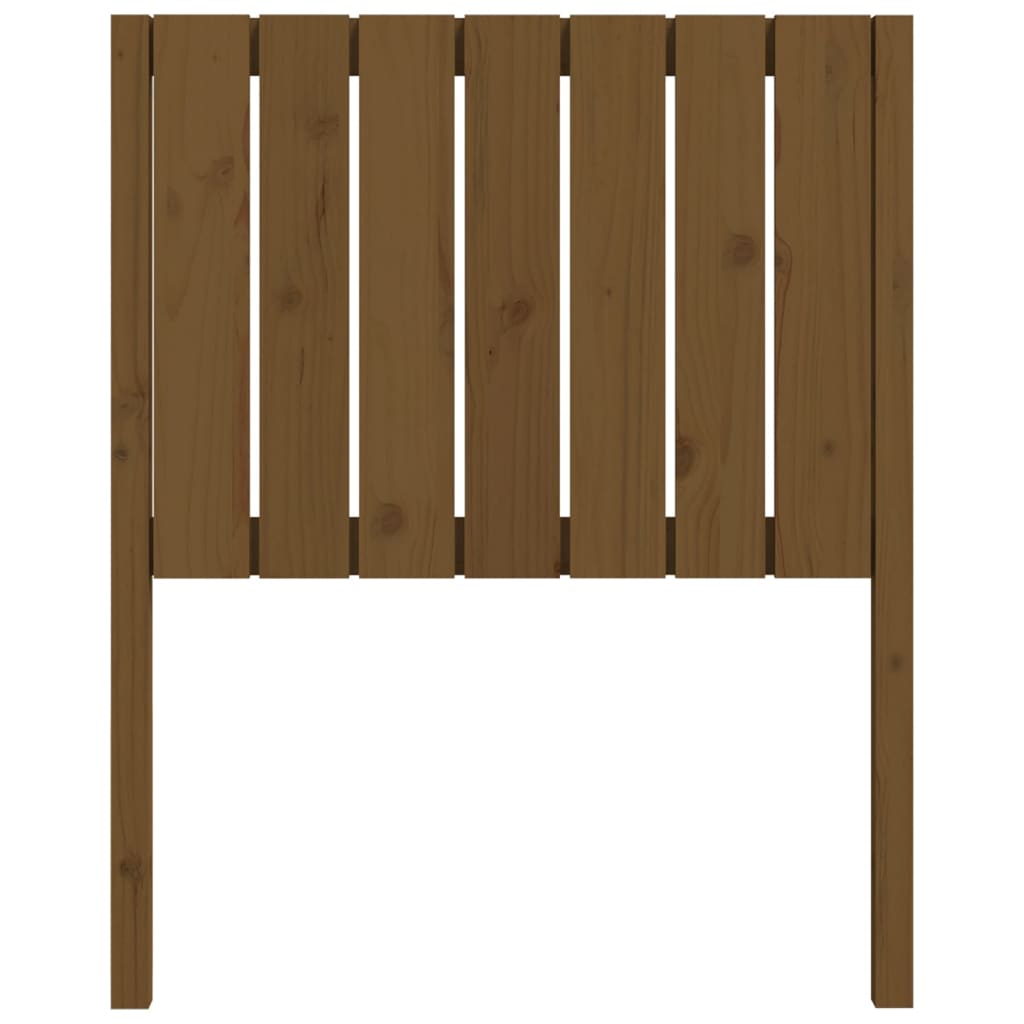 Bed Headboard Honey Brown 80.5x4x100 cm Solid Wood Pine