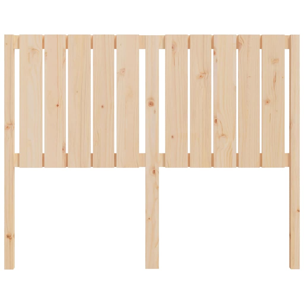 Bed Headboard 125.5x4x100 cm Solid Wood Pine
