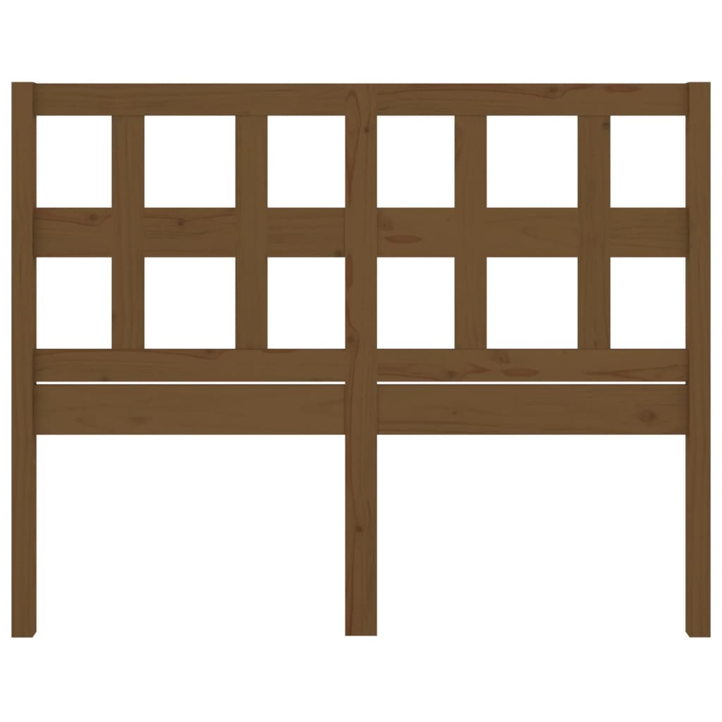 Bed Headboard Honey Brown 205.5x4x100 cm Solid Wood Pine