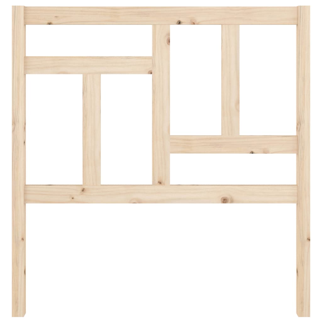 Bed Headboard 80.5x4x100 cm Solid Wood Pine