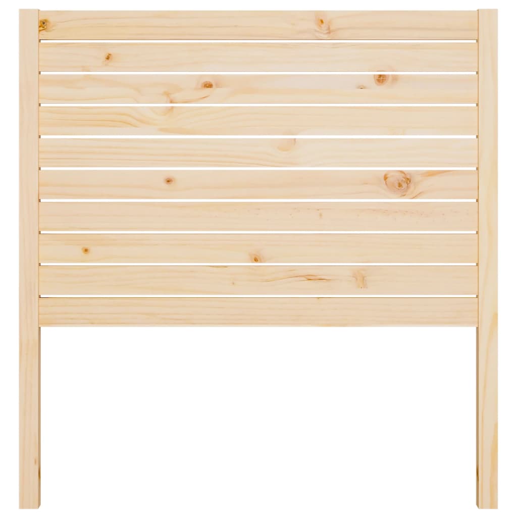 Bed Headboard 81x4x100 cm Solid Wood Pine