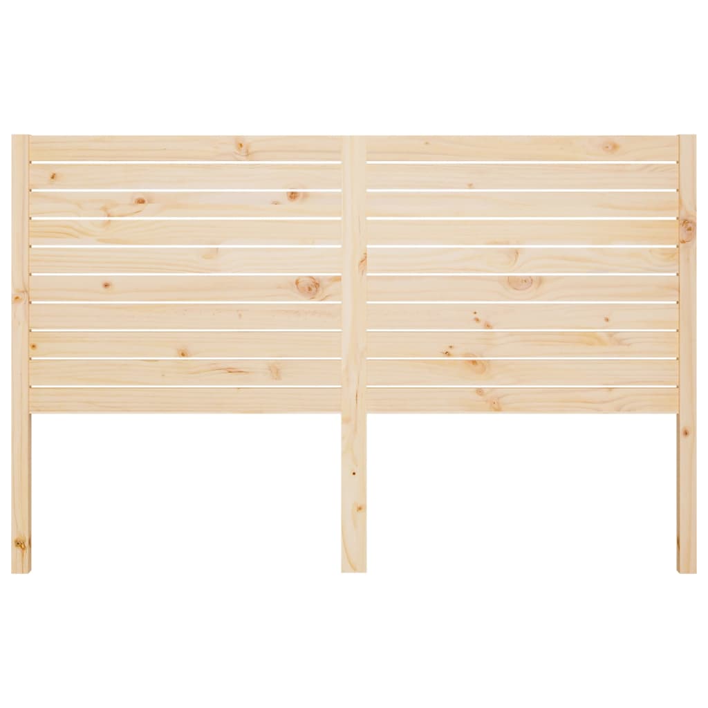 Bed Headboard 126x4x100 cm Solid Wood Pine
