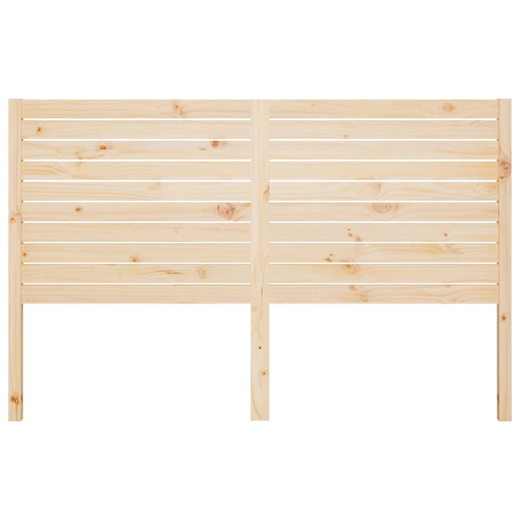 Bed Headboard 141x4x100 cm Solid Wood Pine
