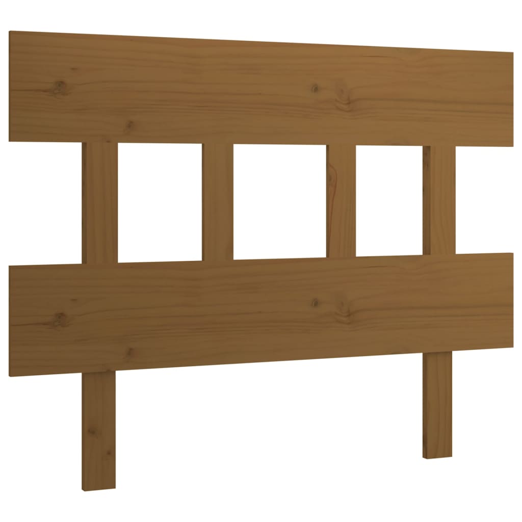 Bed Headboard Honey Brown 93.5x3x81 cm Solid Wood Pine