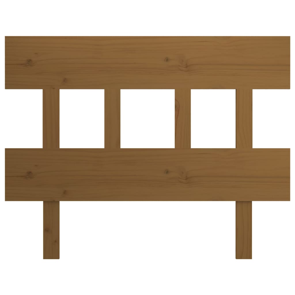 Bed Headboard Honey Brown 103.5x3x81 cm Solid Wood Pine