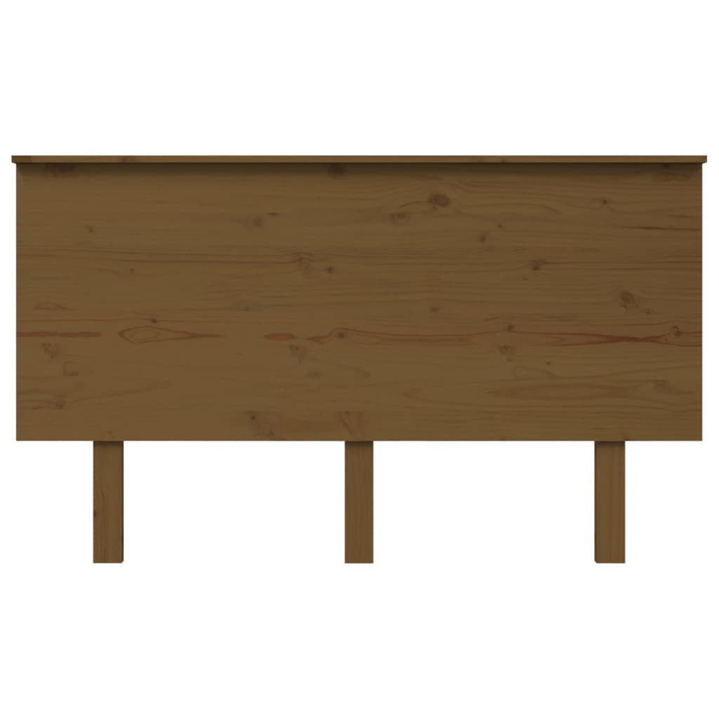 Bed Headboard Honey Brown 139x6x82.5 cm Solid Wood Pine