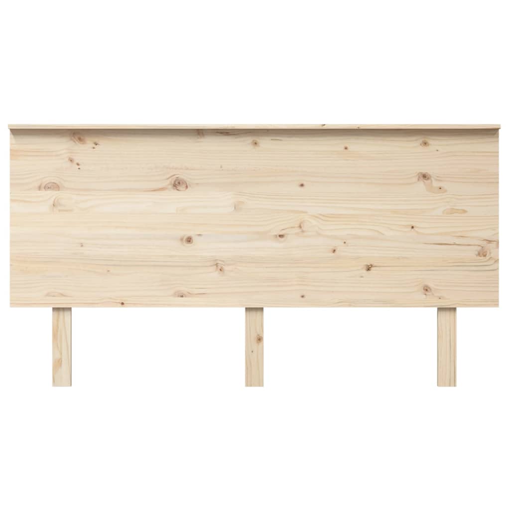 Bed Headboard 154x6x82.5 cm Solid Wood Pine