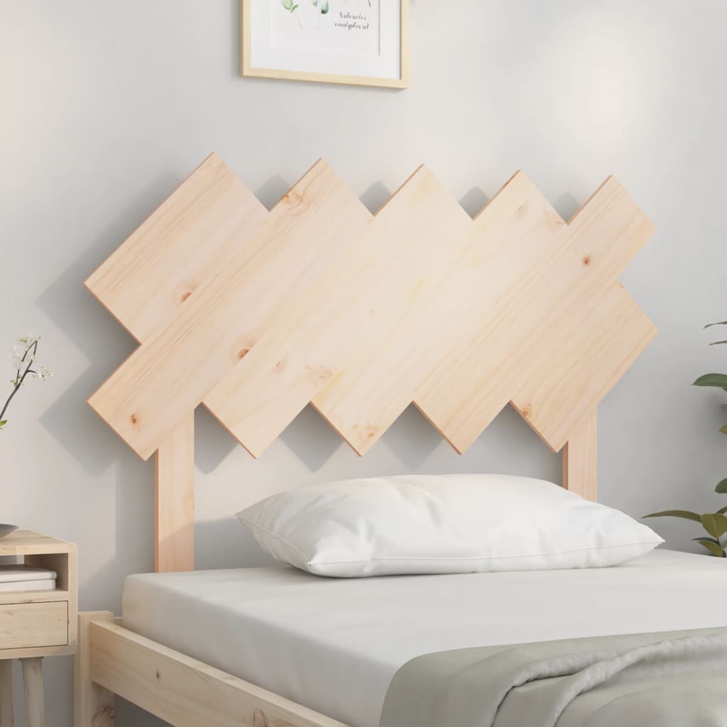 Bed Headboard 104x3x80.5 cm Solid Wood Pine